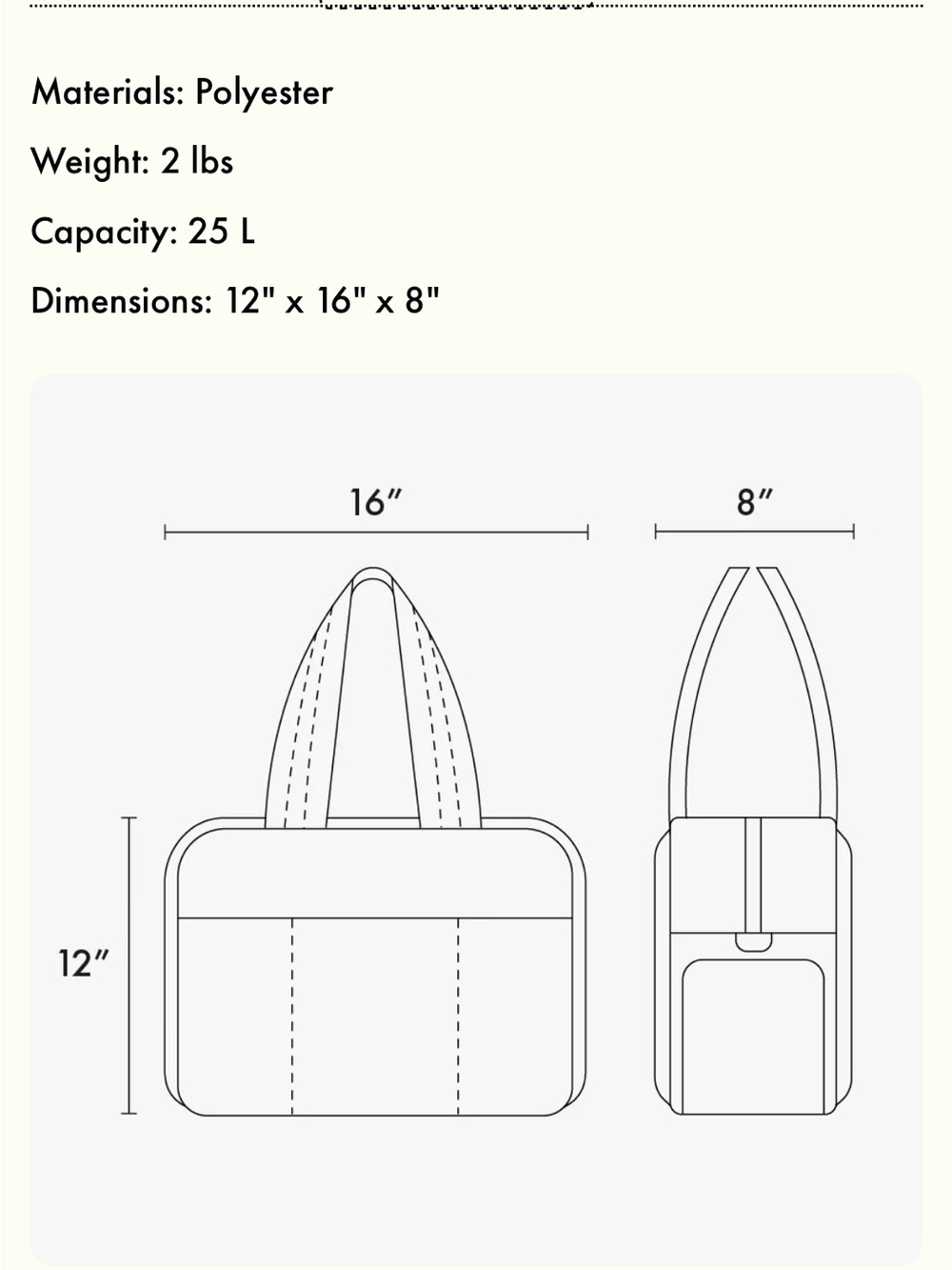 Luka Duffle in Matte Black - Picture 2 of 5